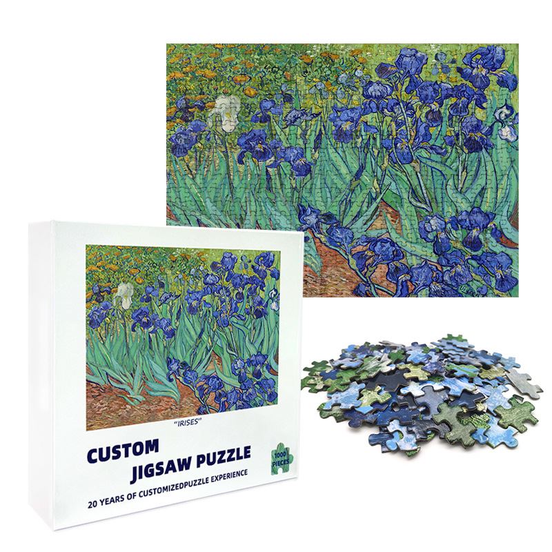 Câu đố về dầu trên canvas